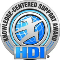 HDI Knowledge-Centered Support Award