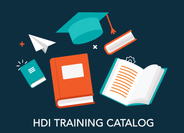 Download the HDI IT support training catalog