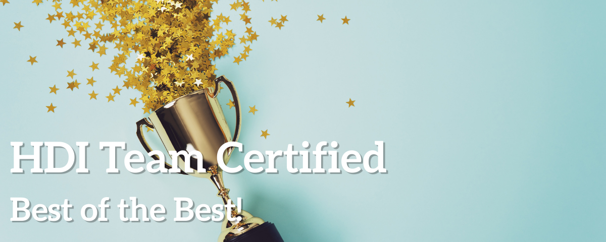 HDI Team Certified Banner