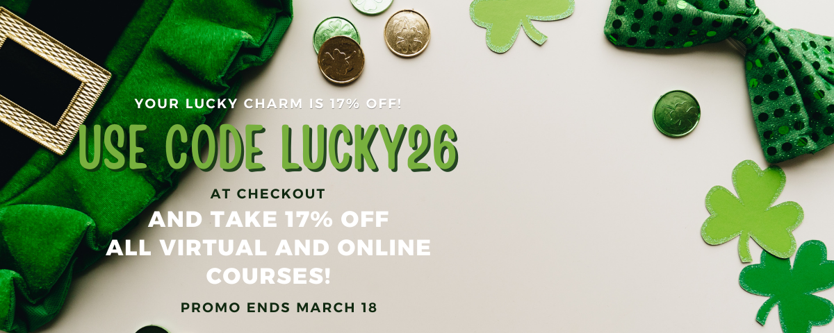 Use code LUCKY26 at checkout for 17% off!