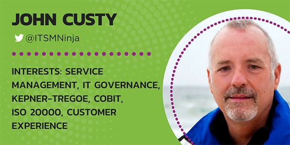 John Custy, ITSM, Service Management