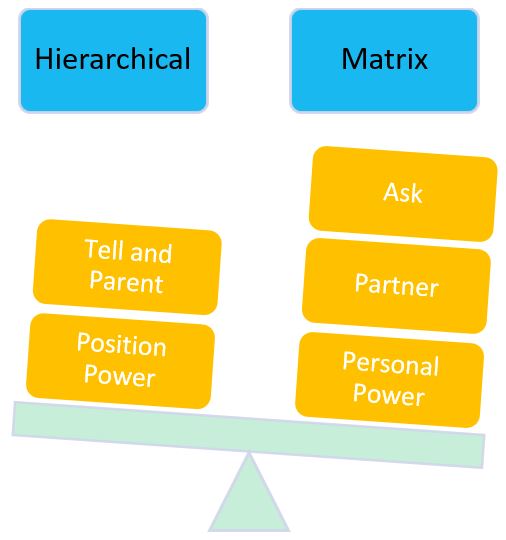 matrix management, hierarchical management