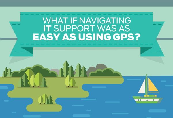 Infographic: What If Navigating IT Support Was as Easy as Using GPS?